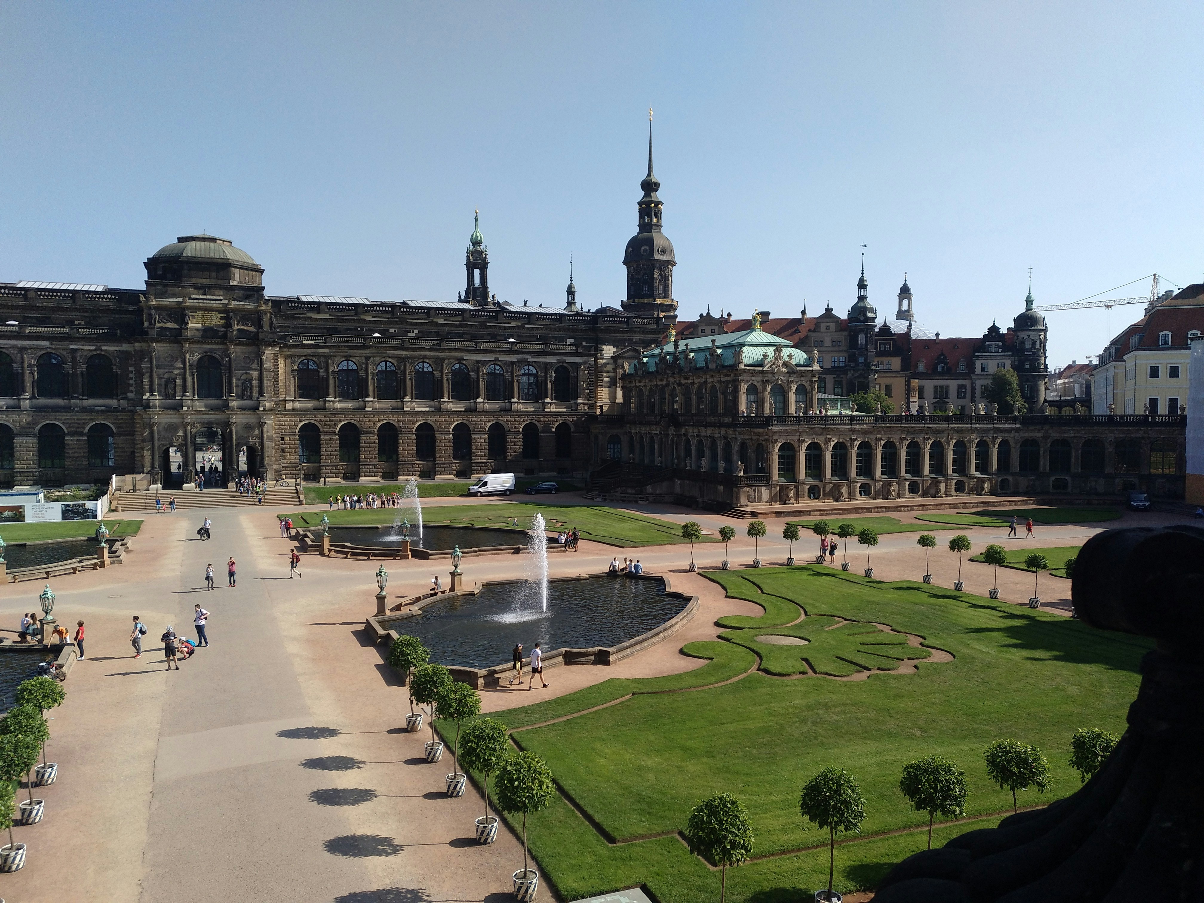 Zu sehen ist der Zwinger in Dresden.