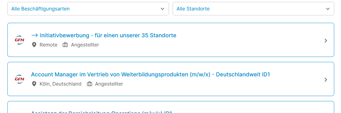 Join Stellenangebote
