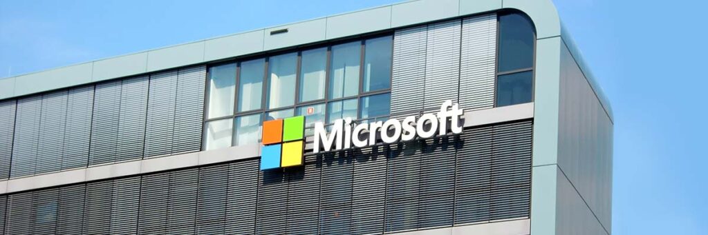 Das Microsoft-Firmengebäude in Köln